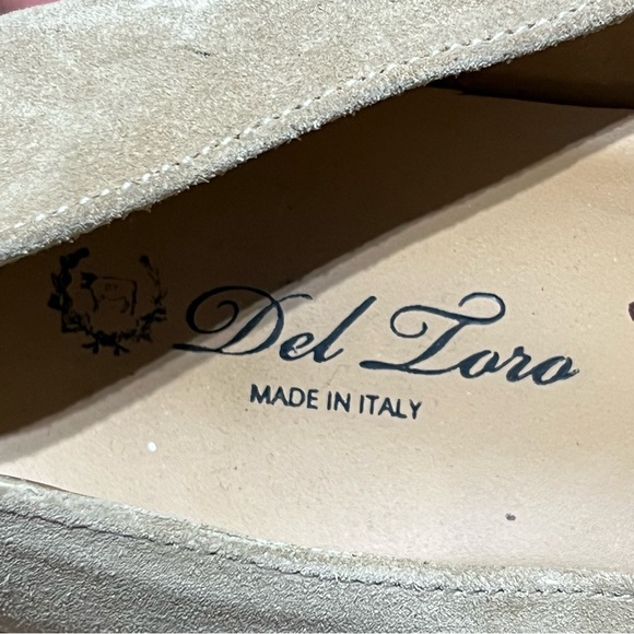 Del Toro Brown Suede Loafers - Picture 8 of 9